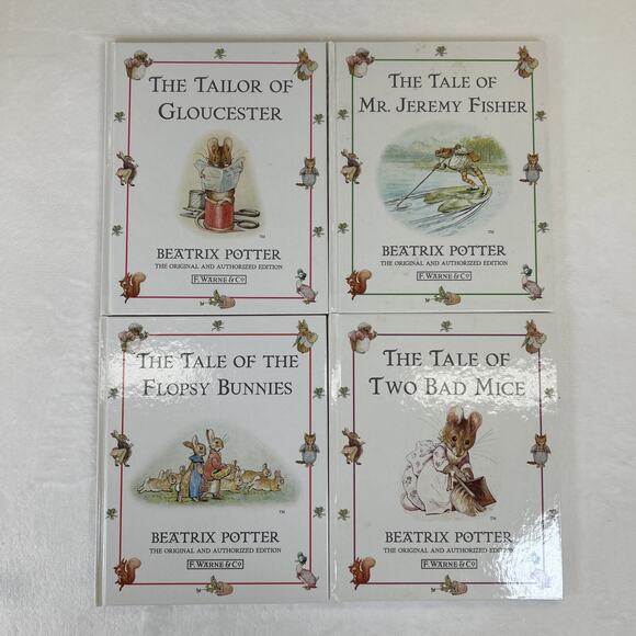 Peter Rabbit Library: 12 Book Box Set by Beatrix Potter 1997 GUC Bnfts Charity - Picture 2 of 12